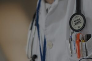 doctor in burleson with stethoscope and pins